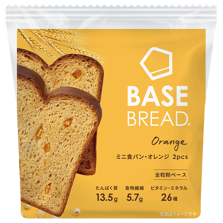 BASE BREAD®  迷你吐司・柳橙味 (2件)