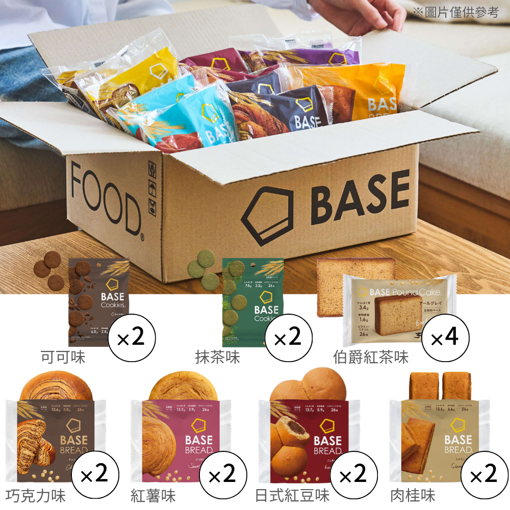 BASE FOOD甜食控最愛 定期體驗組