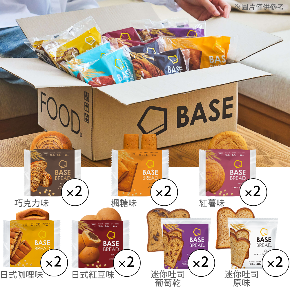 BASE FOOD就是愛麵包 定期體驗組