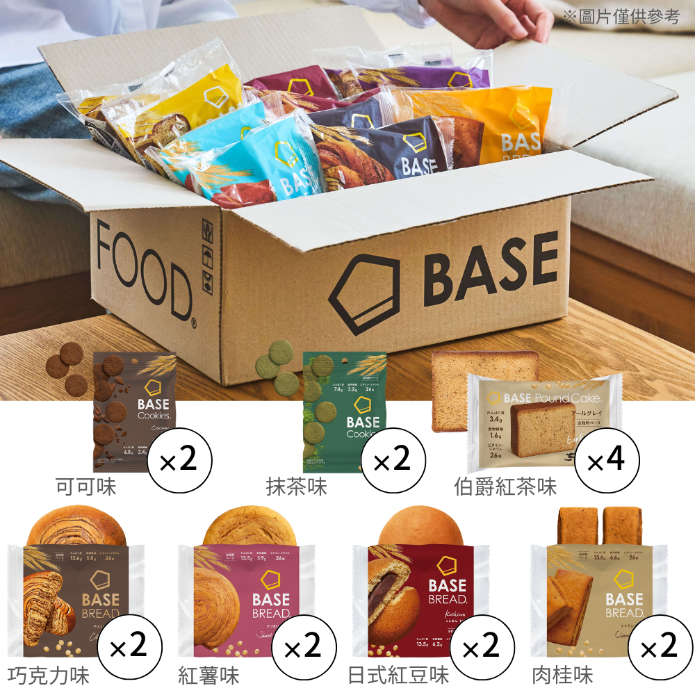BASE FOOD甜食控最愛 定期體驗組